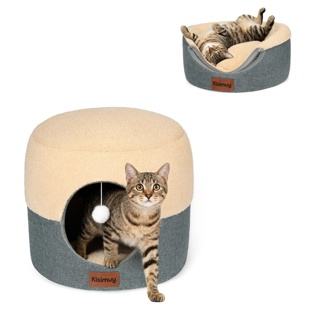 KISIMUY indoor cat bed designed for small spaces and comfort.