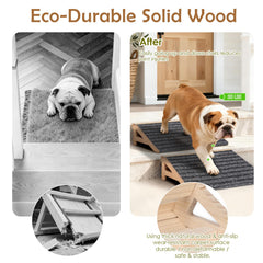 KISIMUY indoor-outdoor pet stairs adapt to homes and patios.