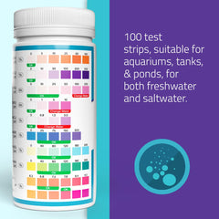 KIT4CAT CheckUp test strip visuals enable swift freshwater or saltwater checks at a glance.