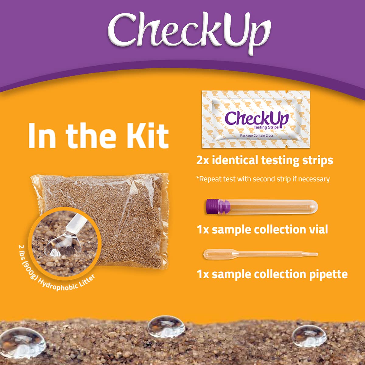 KIT4CAT urine sample collection at home supports non-stressful screening.