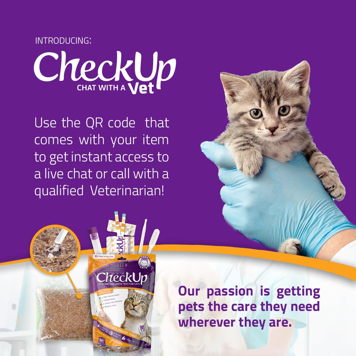 KIT4CAT prep for vet visits with at-home data.