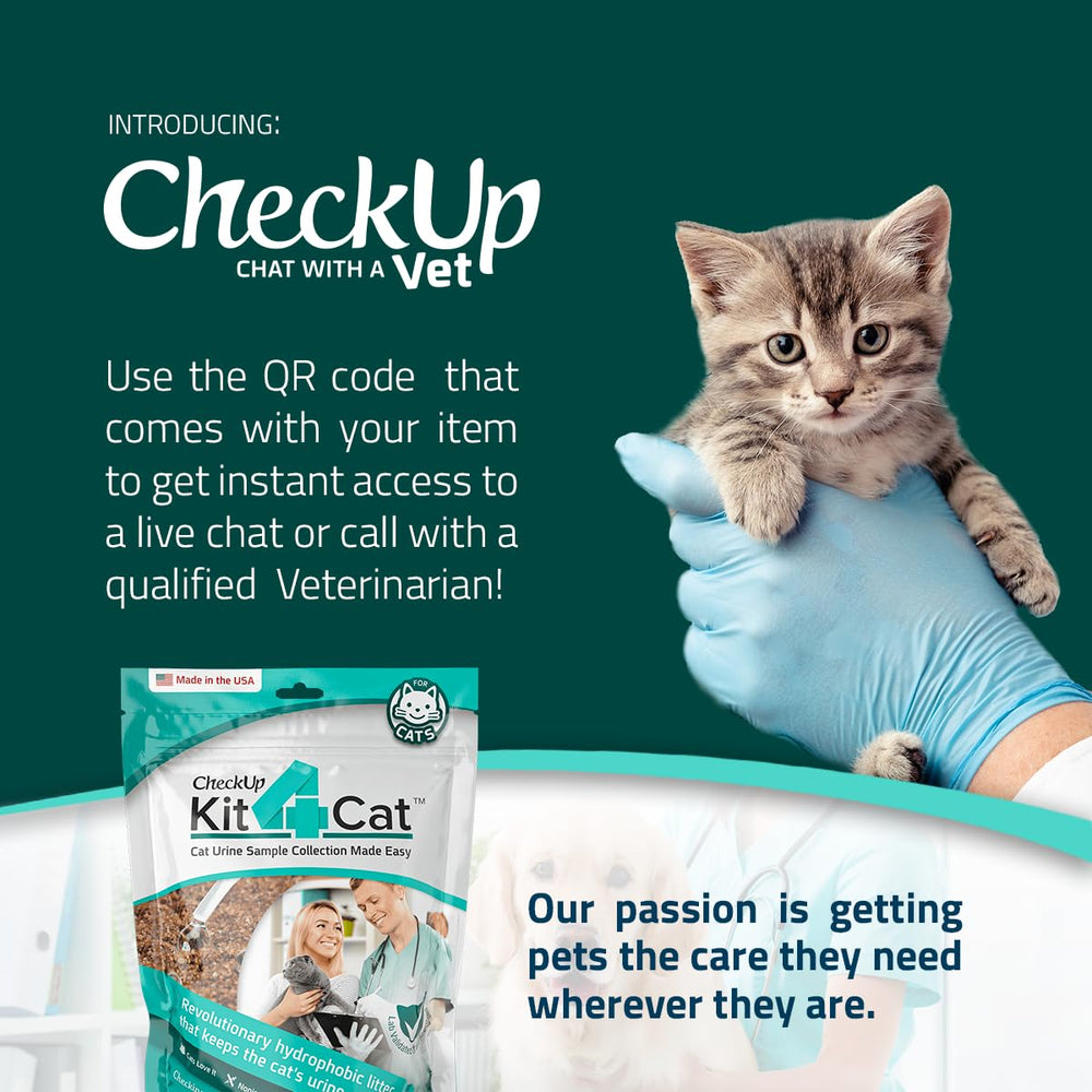 KIT4CAT easy at-home use setup with minimal mess.