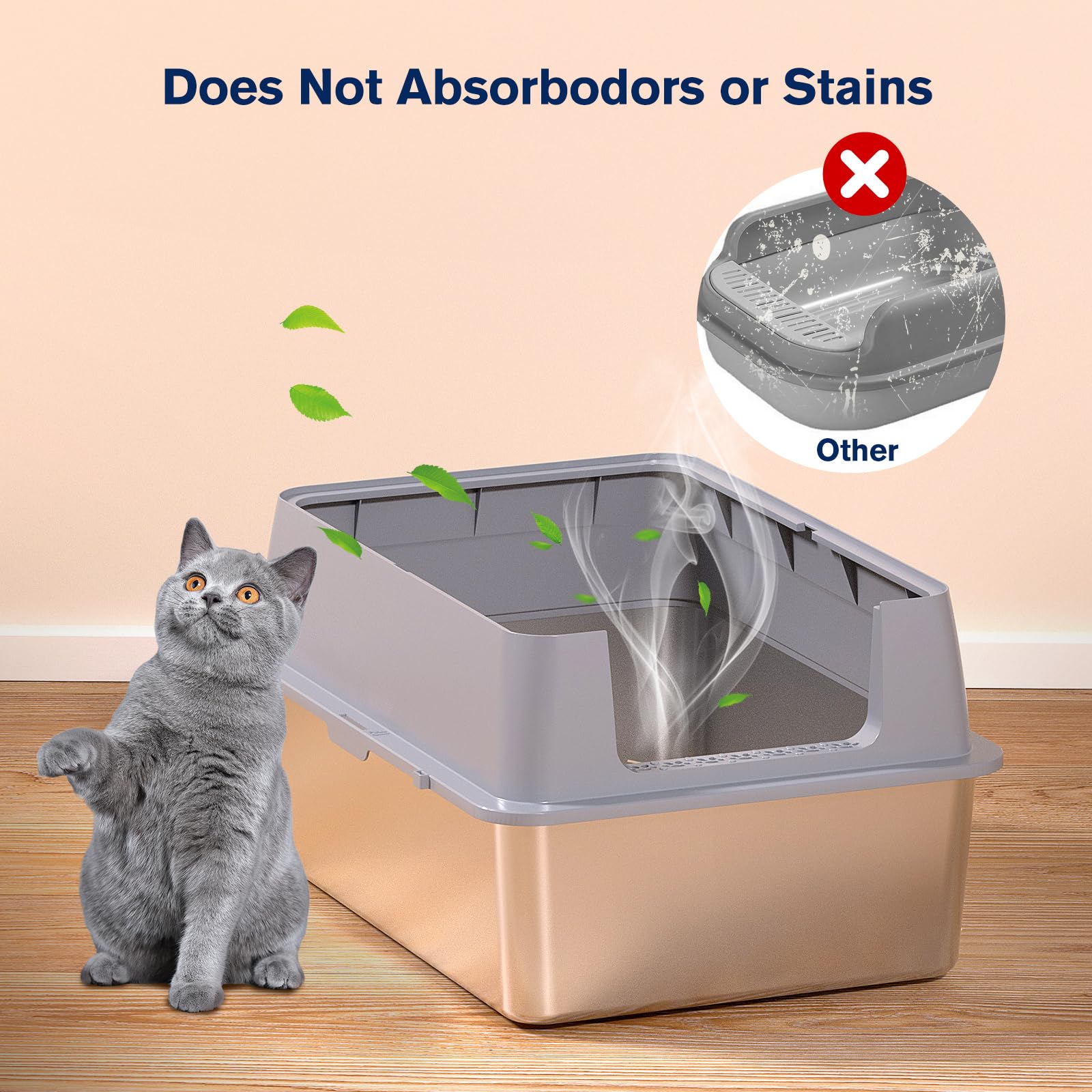 KITCATY easy-clean non-stick surface for quick maintenance