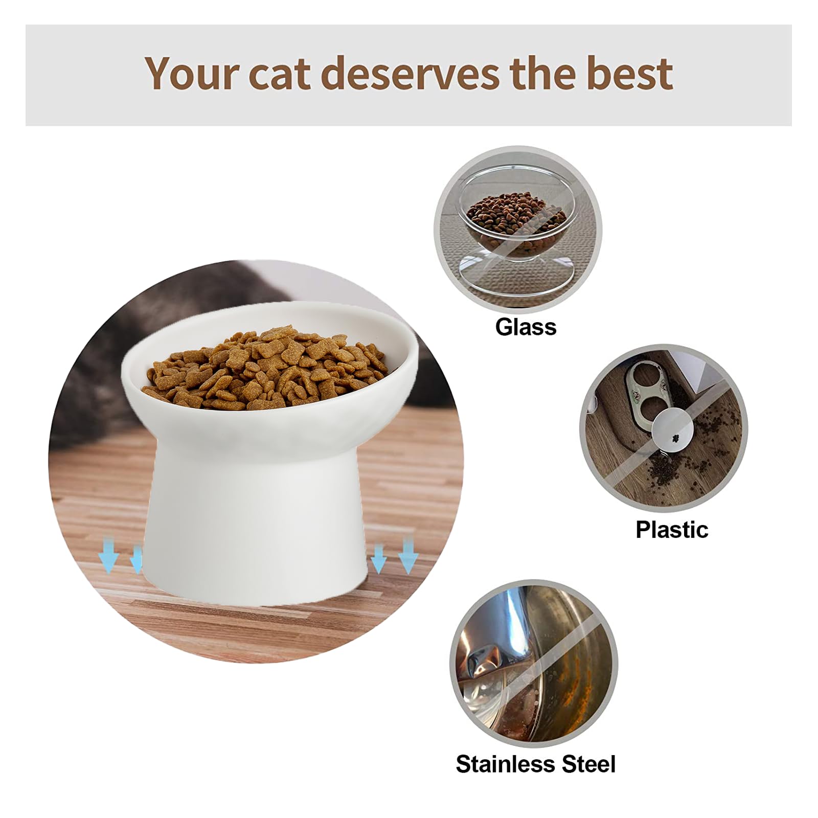 KITCHENLESTAR backflow prevention bowl supports comfortable swallowing.