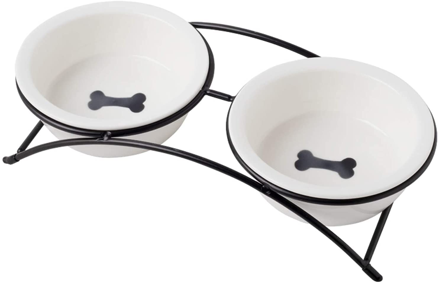 KitchenLeStar cat-bowl-raised-ceramic-four-point-two-inch reduces neck strain during meals.