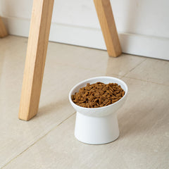KITCHENLESTAR dishwasher and microwave safe cat bowls for easy cleaning