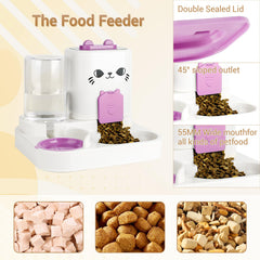 KitchMingle Gravity Pet Feeder food hopper, large capacity for multi-day meals.