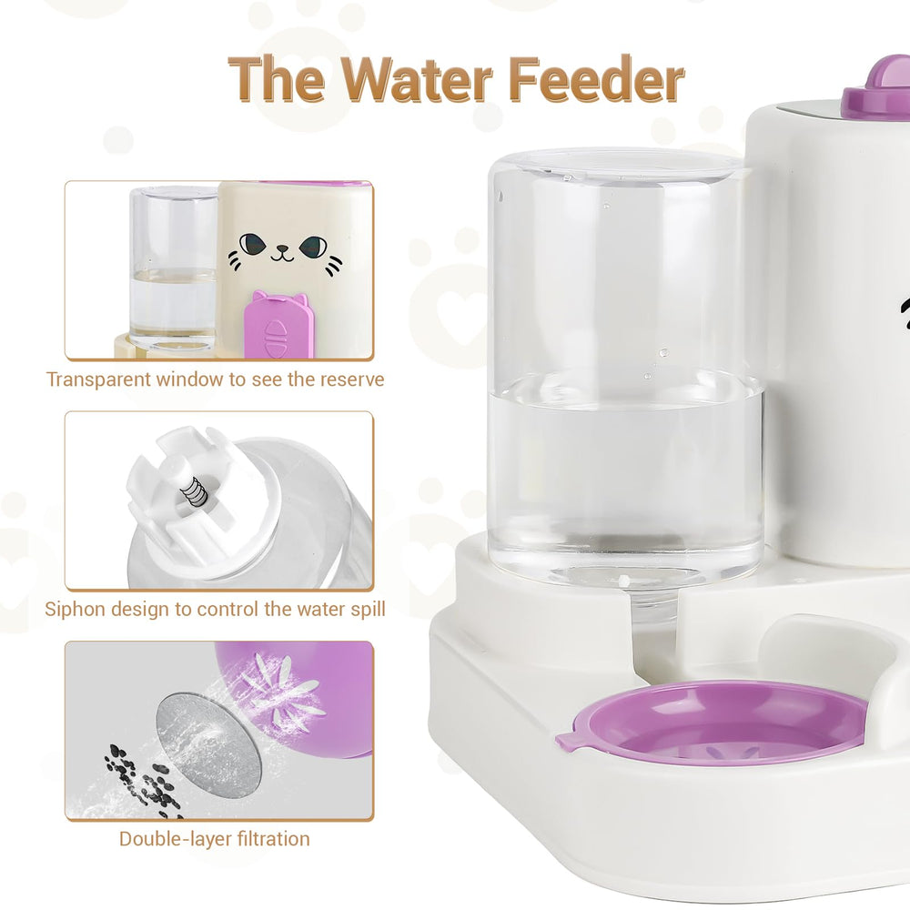 KitchMingle Gravity Pet Feeder non-slip base, prevents spills on any floor.