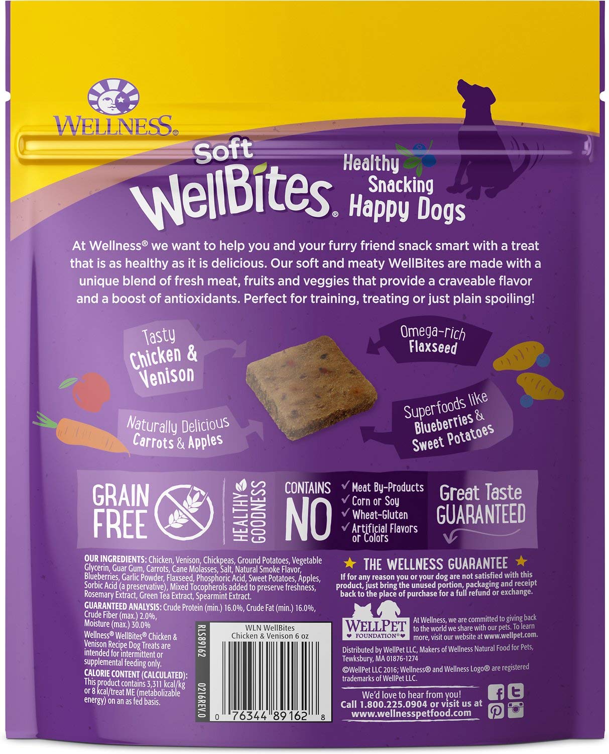 KITMOUS Wellness Soft WellBites Chicken-Lamb variety pack ideal for daily rewards.