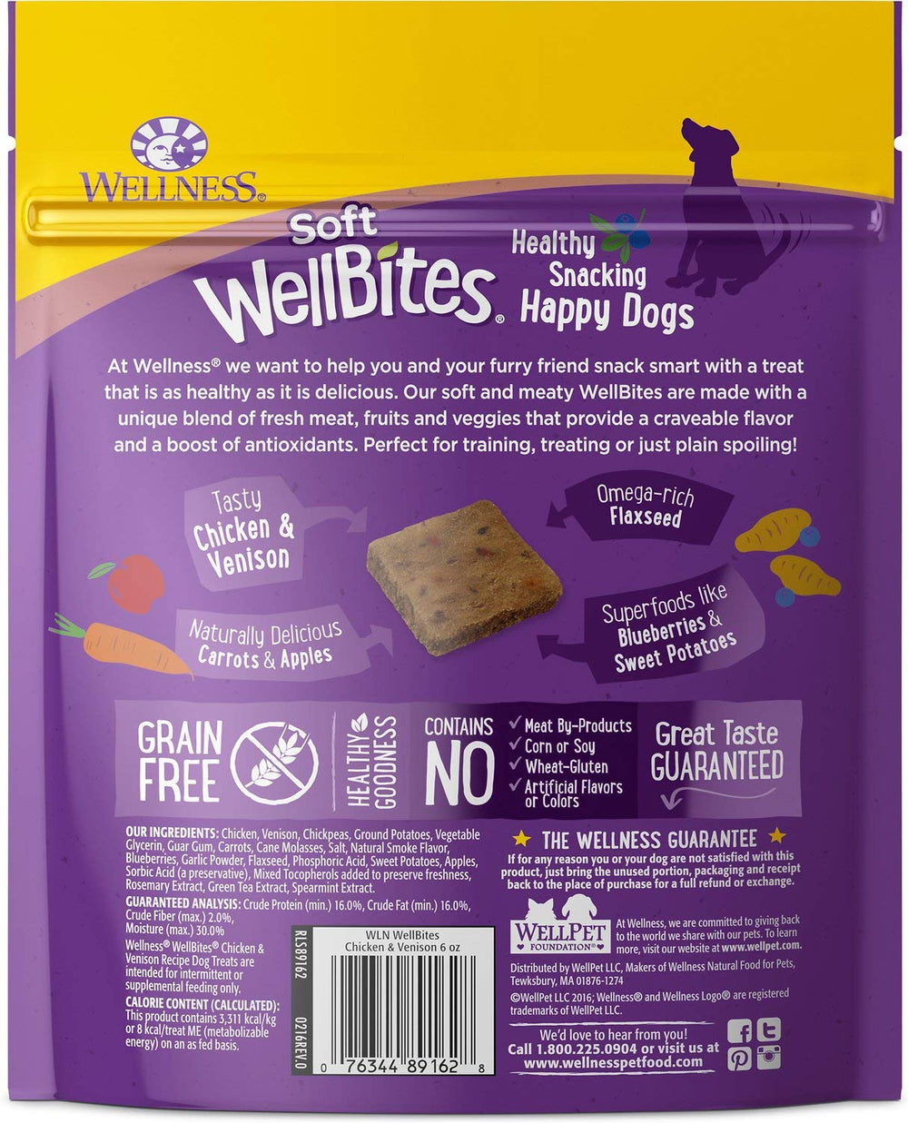 KITMOUS Wellness Soft WellBites Chicken-Lamb variety pack ideal for daily rewards.
