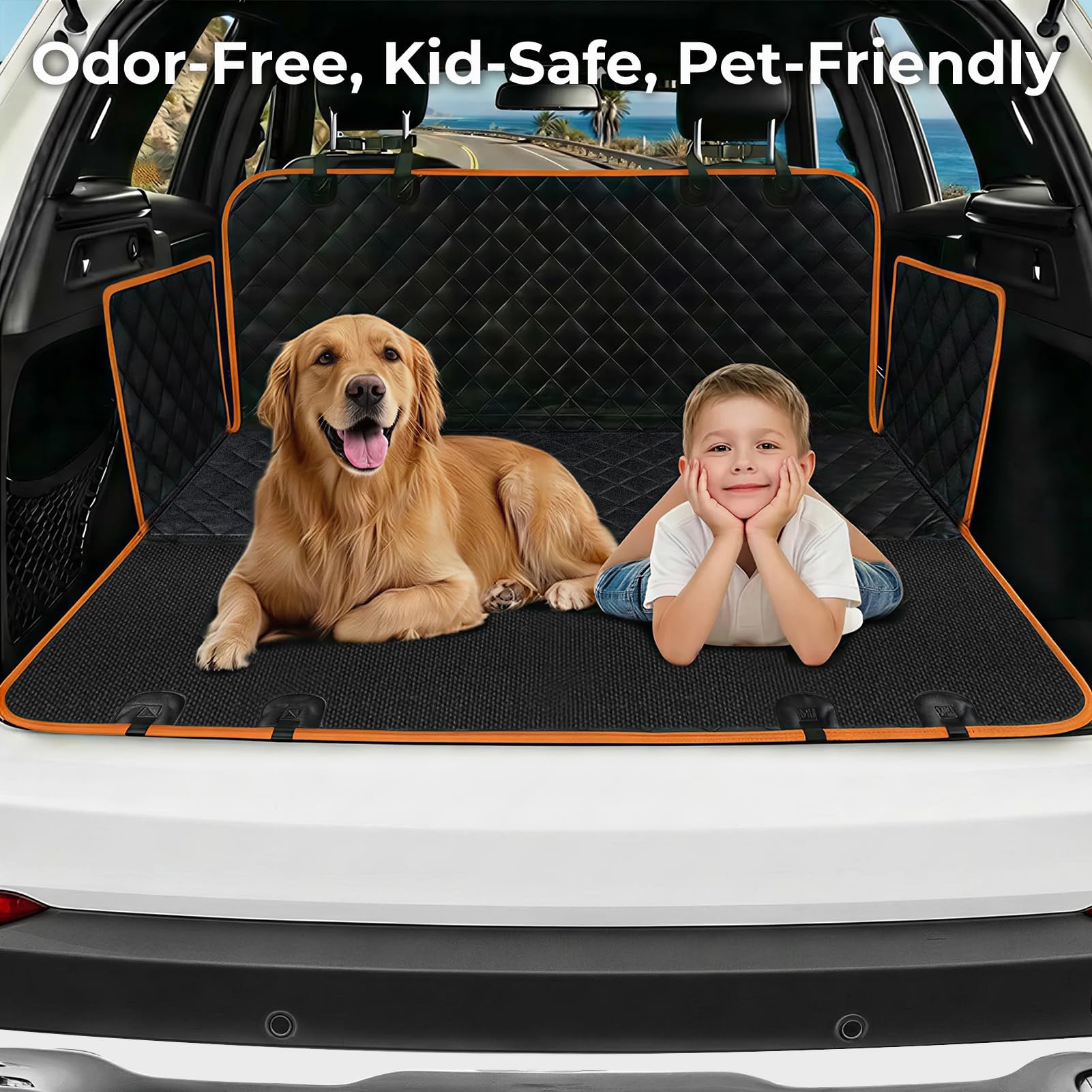 KITPLUS converts from hammock to bench seat or trunk liner for versatility