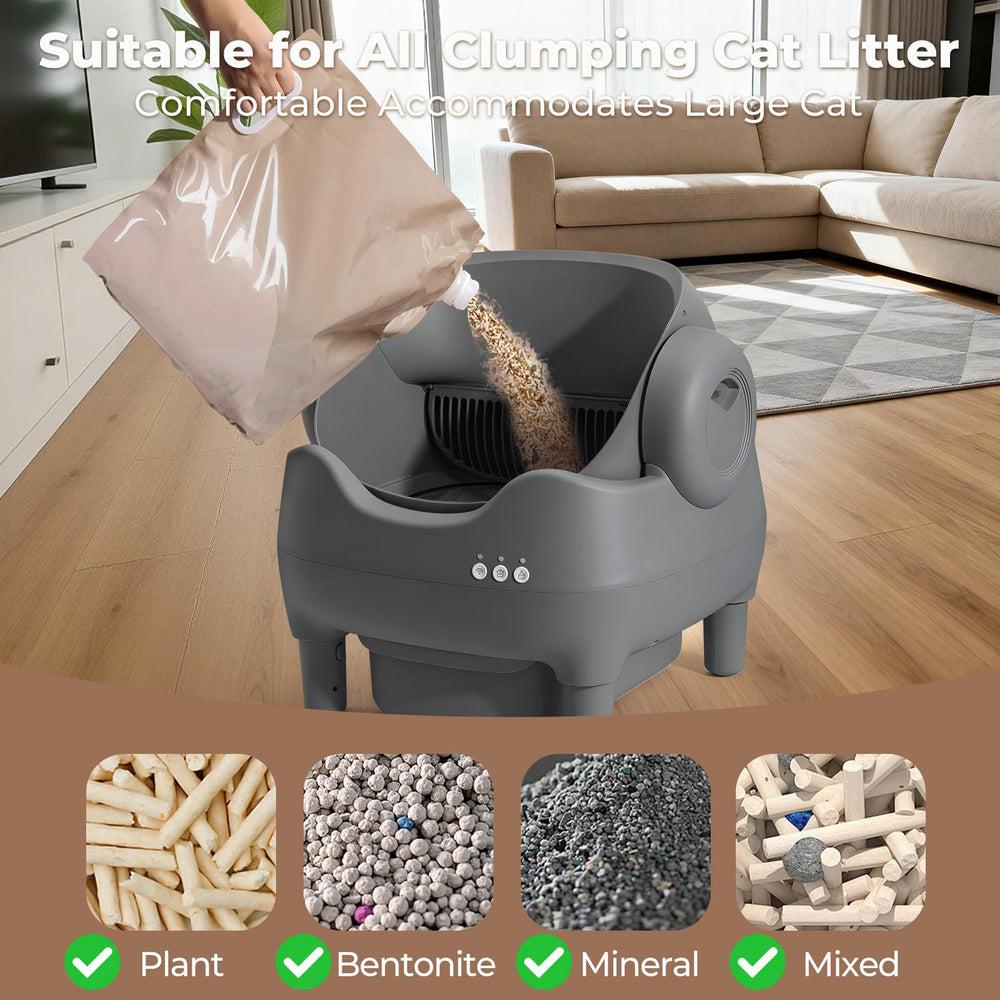 KITPLUS kitten-safe mode ensures gentle operation for young felines