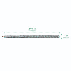 Kitty City Catio 11-inch diameter opening supports comfortable movement outdoors for small pets.