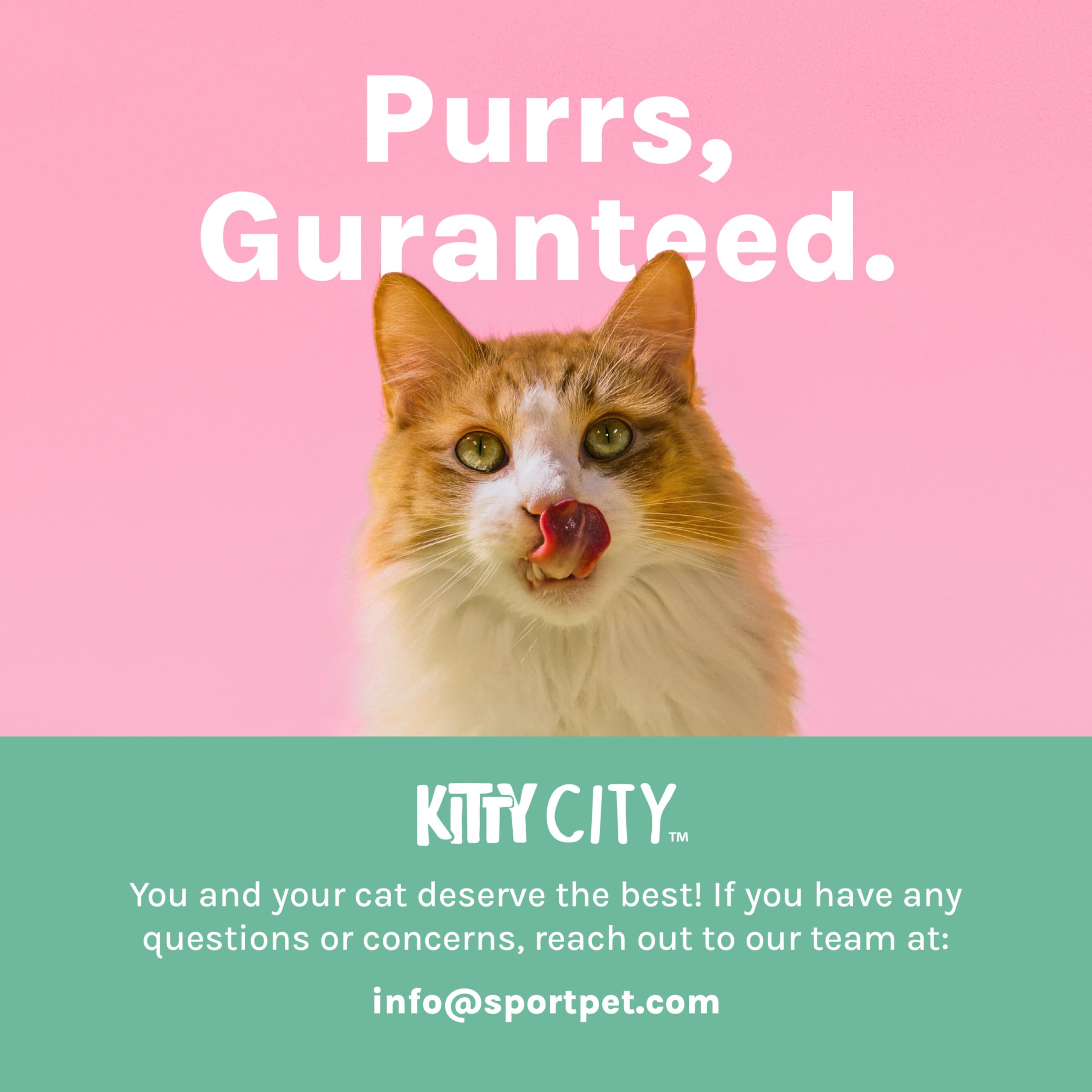Kitty City fits Kitty City furniture or serves as a standalone scratcher.