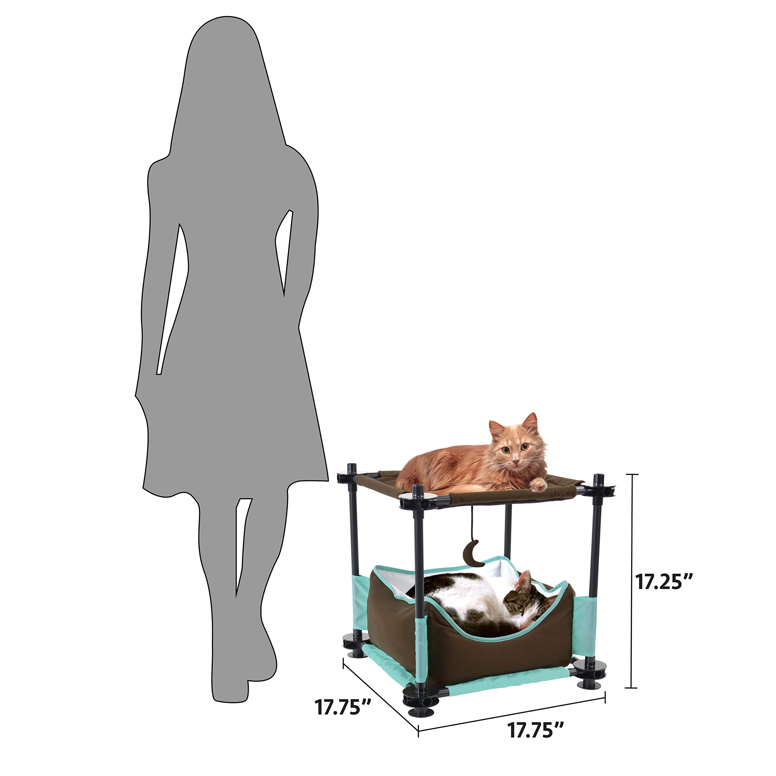 Kitty City Mega Kit: cat sleep nest offering cozy resting zones.