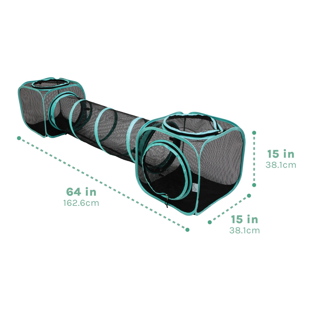 Kitty City mesh close-up shows durable nylon for energetic paws.