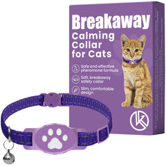 Kitty Kompass Breakaway Collar safety clasp ensures safe, all-day wear.