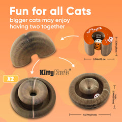 Kitty Kurlz eco-friendly materials keep play safe for pets and the planet
