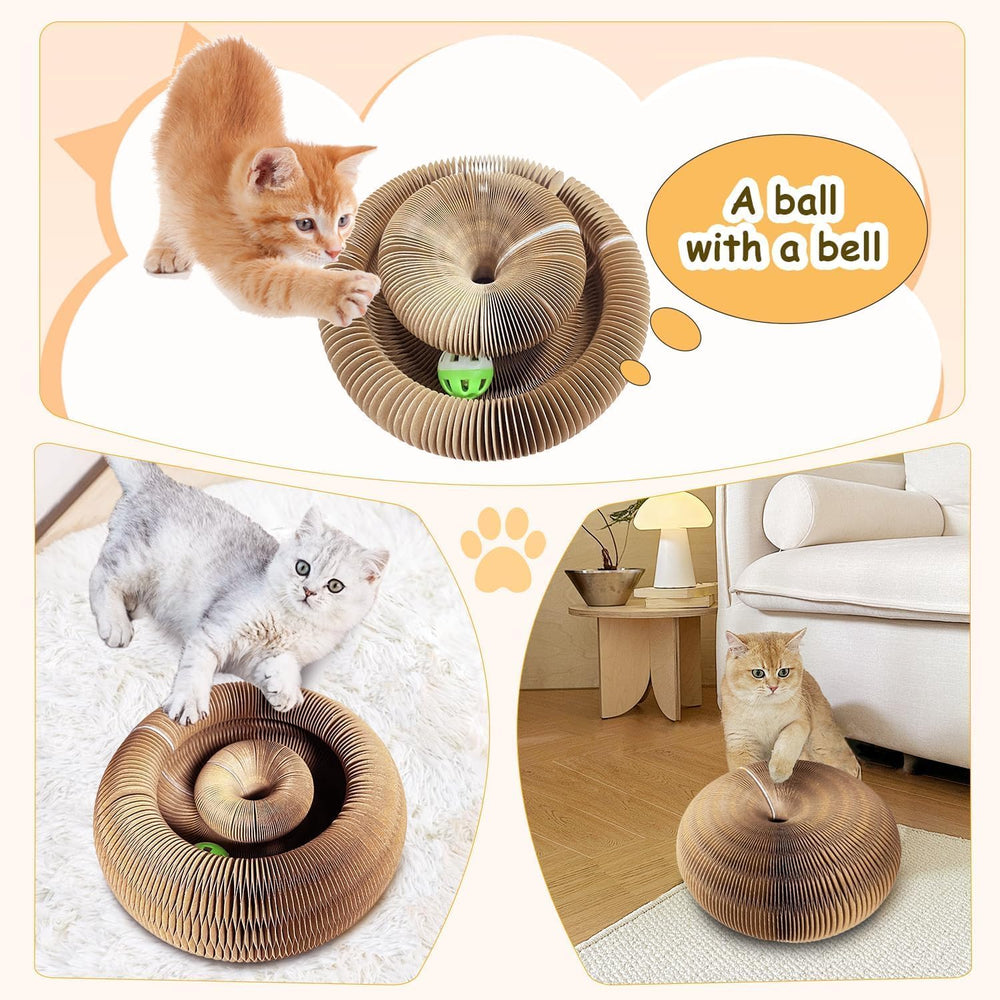 Kitty Kurlz foldable travel design for easy storage and transport.