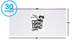 Kitty Litty 36x18 inch liners fit most litter boxes quickly