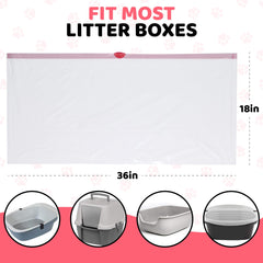 Kitty Litty leak-proof jumbo liner contains mess in large litter boxes.