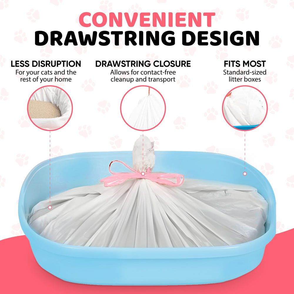 Kitty Litty extra heavy-duty liner withstands sharp claws and digging.