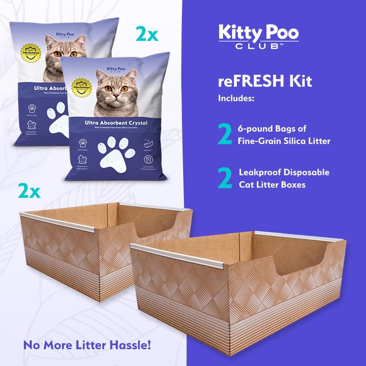 Kitty Poo Club odor-control technology reduces smells between changes