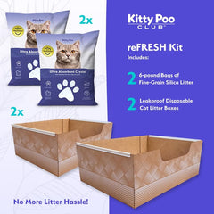 Kitty Poo Club odor-control technology reduces smells between changes