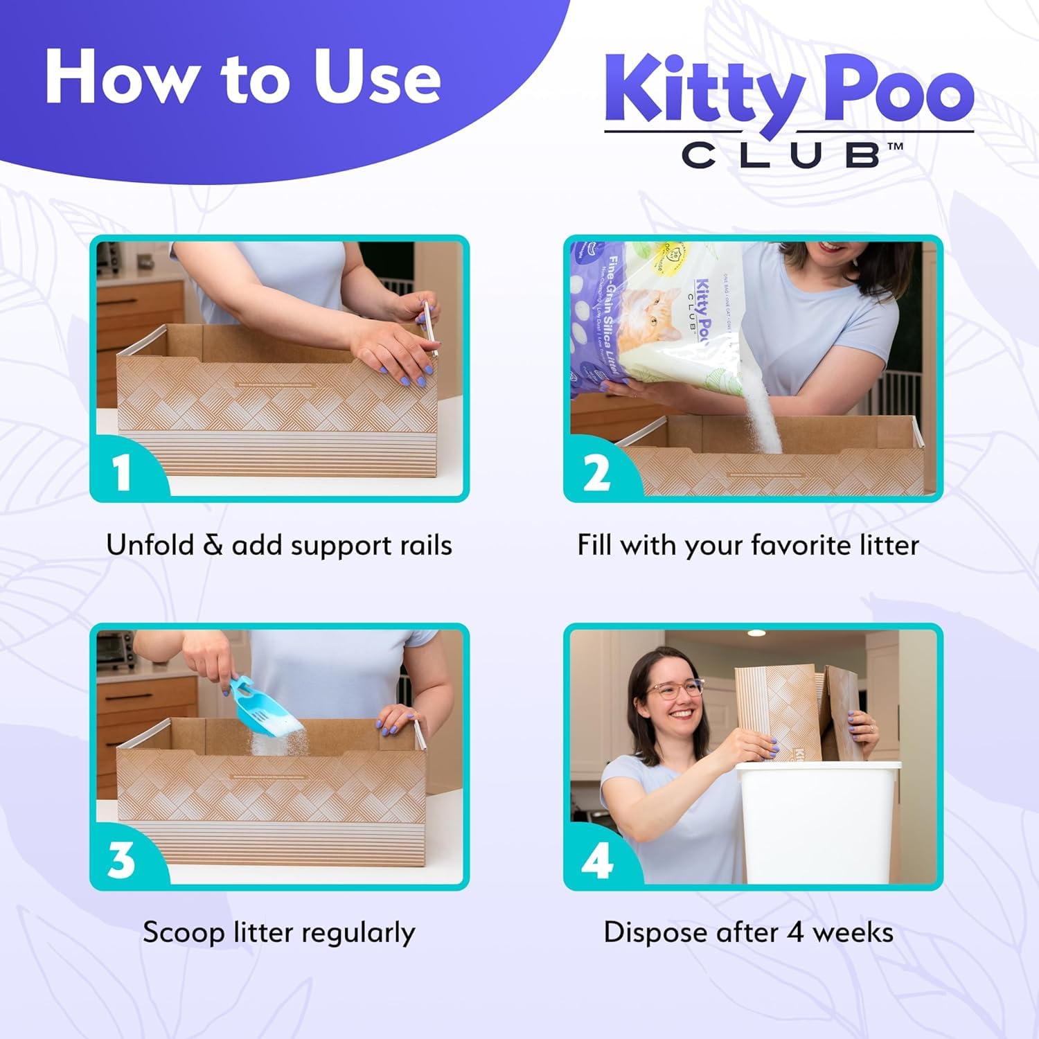 Kitty Poo Club odor-resistant box keeps room fresher