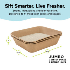 Kitty Sift recyclable cardboard build reduces waste