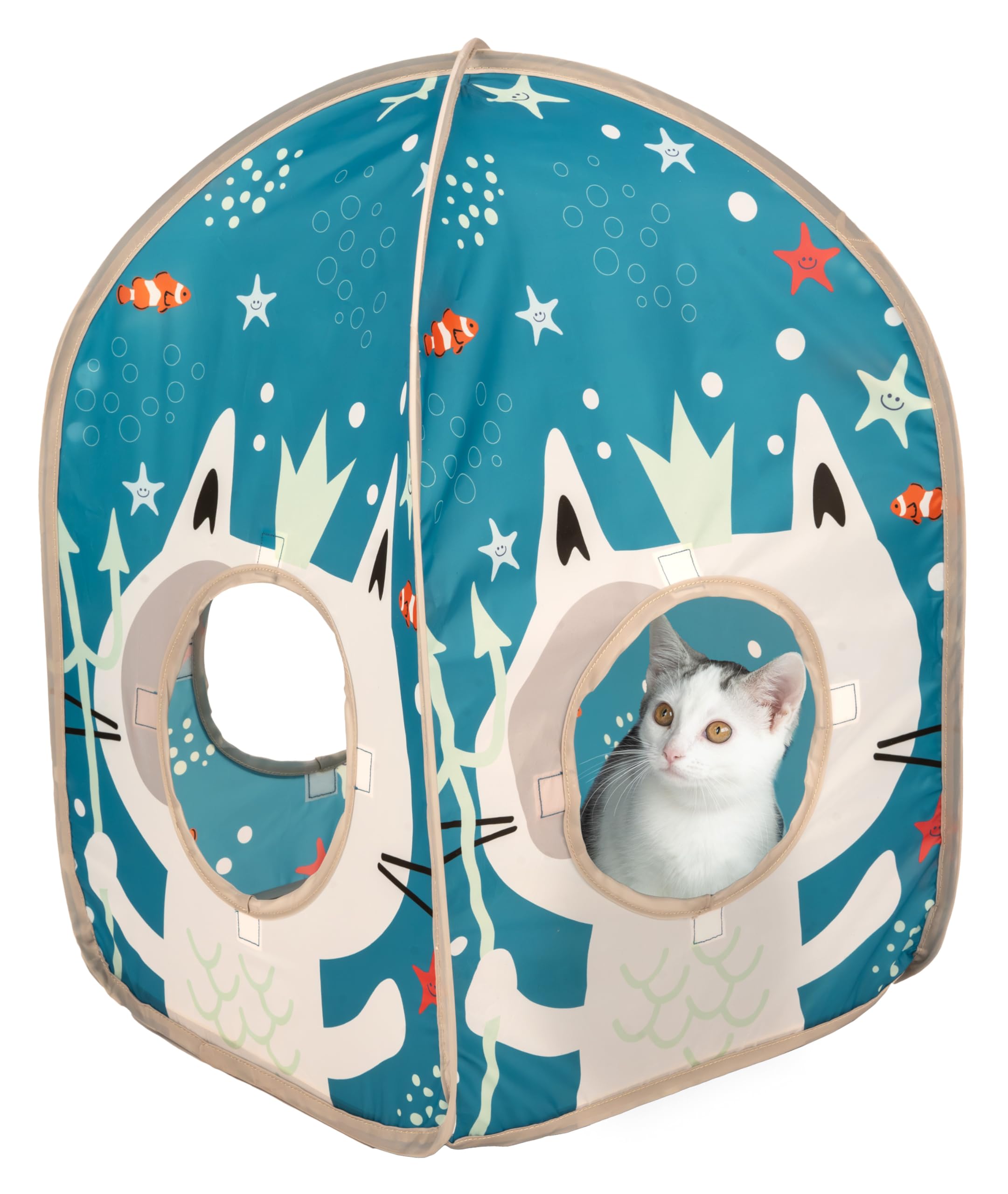 Kitty City Ocean play tunnel offers a stimulating play avenue