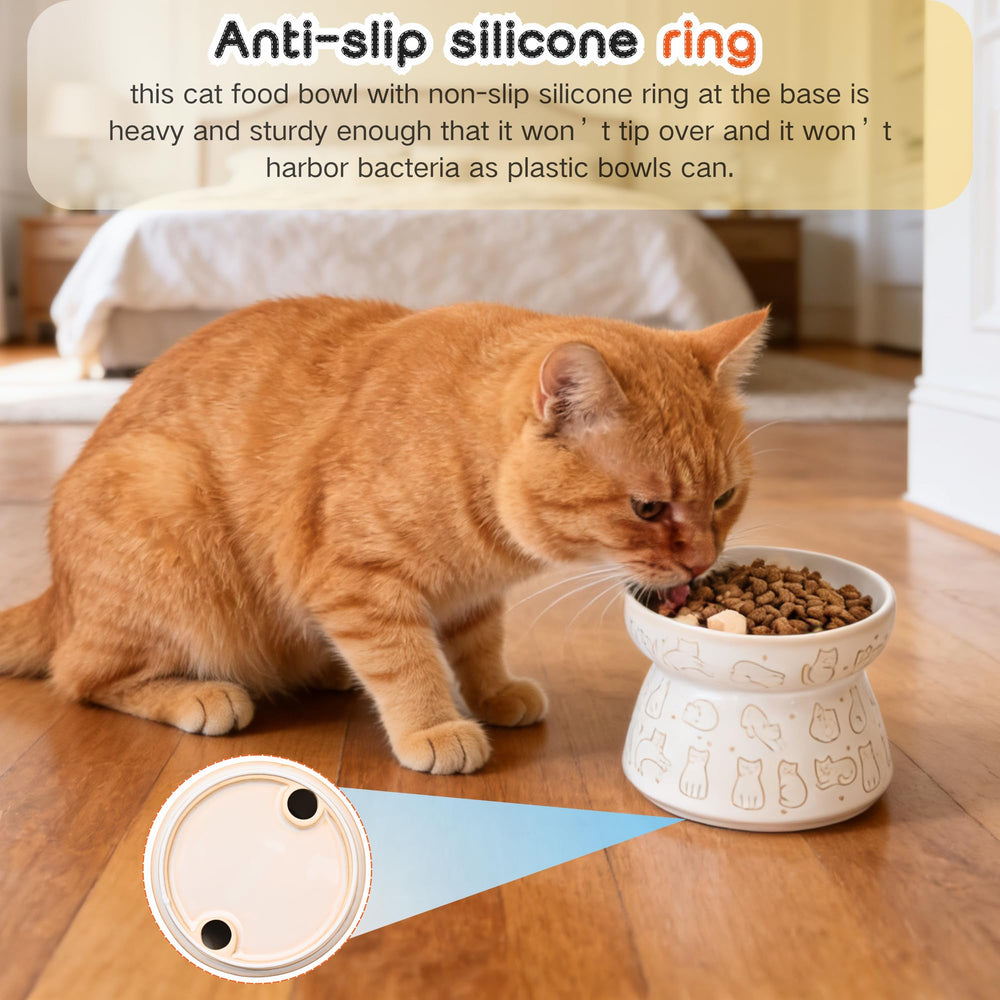 KittyDine cute flower pattern bowl adds style to meals