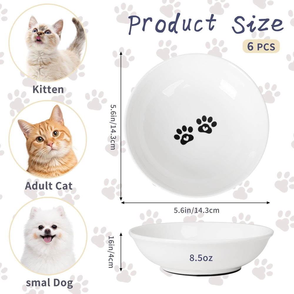 KittyDine bowls with non-slip silicone base to prevent sliding during feeding.