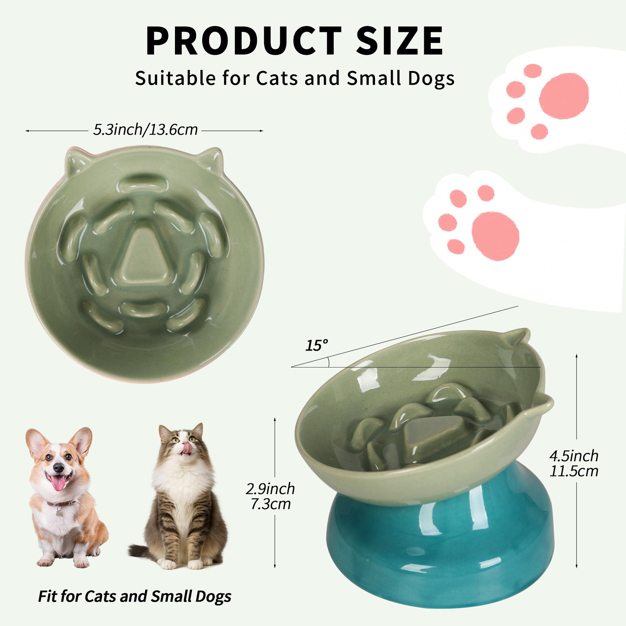 KittyDine whisker-friendly bowl reduces whisker fatigue during meals.