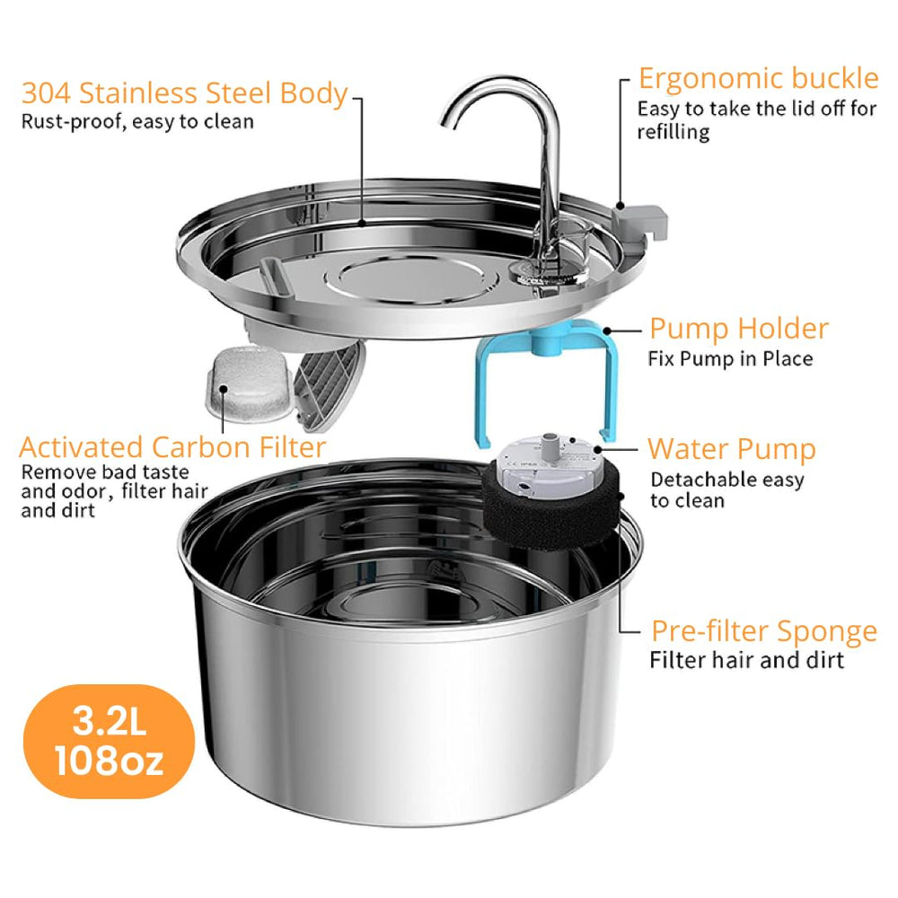 KittySpout sleek indoor design blends with home decor.