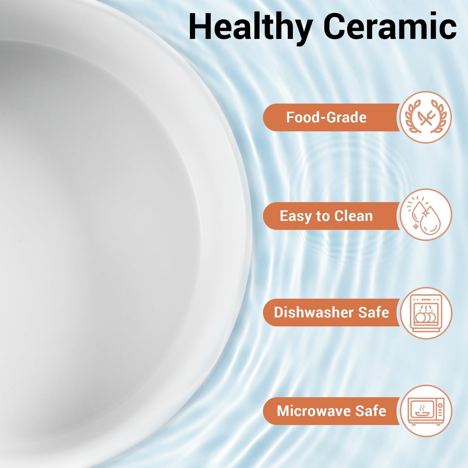 Kitwinney bowls sized 28.75 oz each for daily meals.