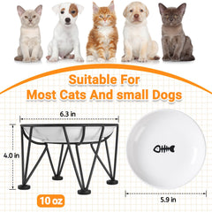 Kitwinney black crown stand keeps bowls stable, prevents spills, and protects floors.