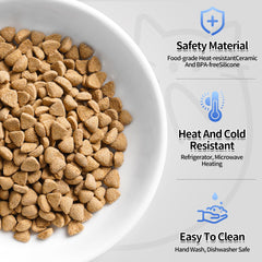 Kitwinney ceramic bowls have deep capacity for more food.