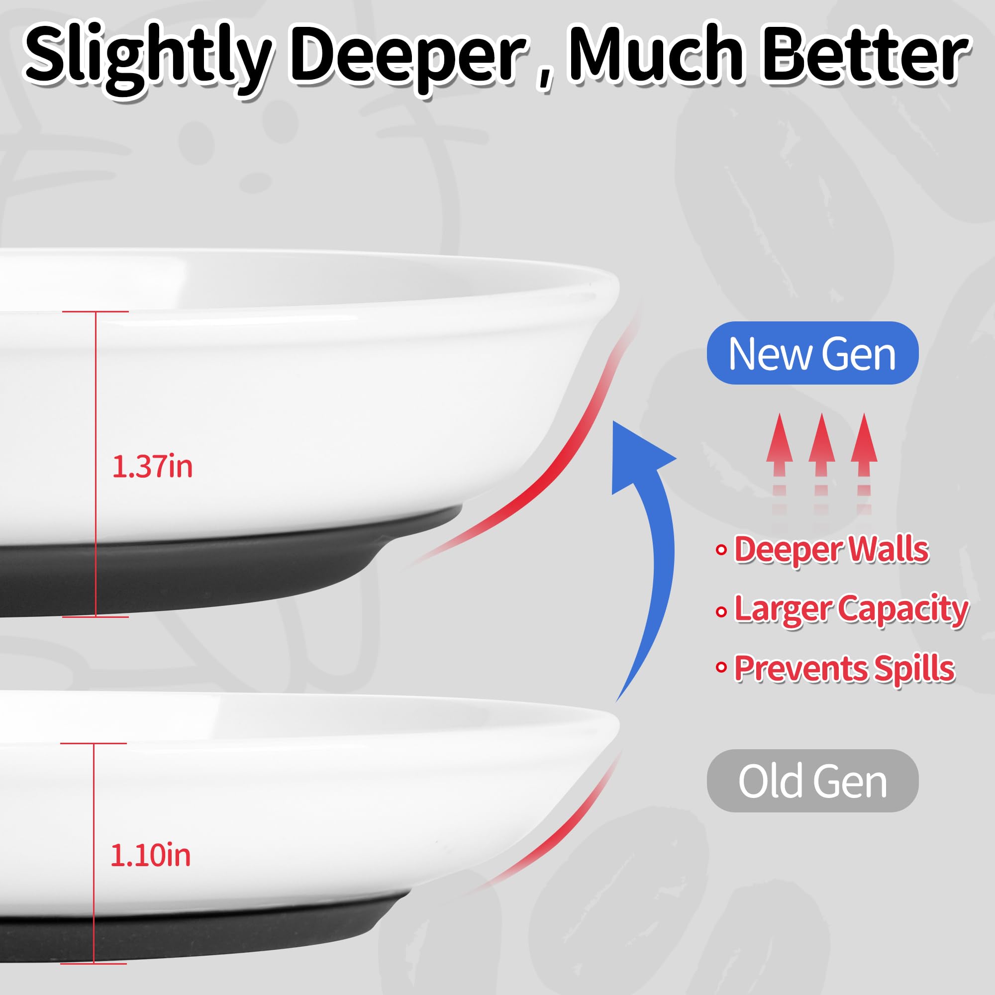 Kitwinney whisker-friendly bowls prevent whisker contact during meals.