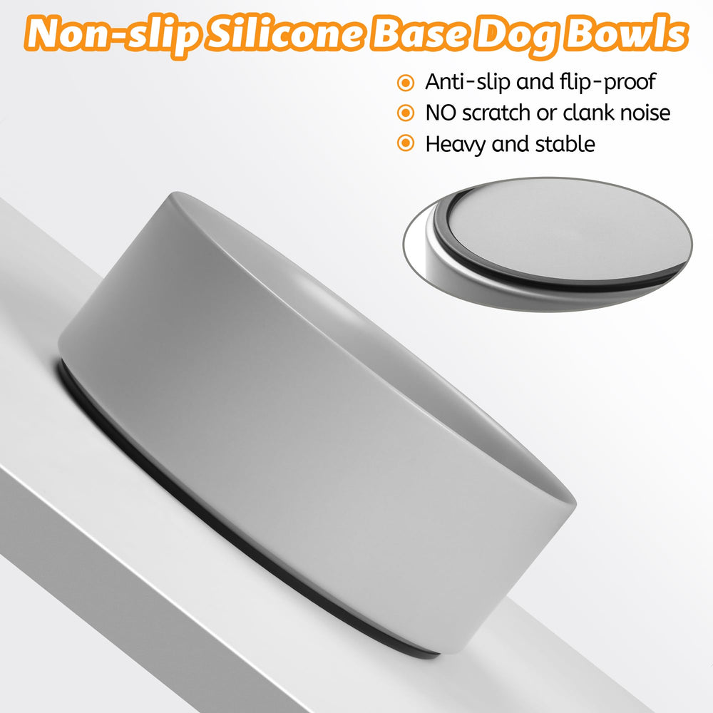 Lead-free ceramic bowl that's easy to clean and dishwasher safe.