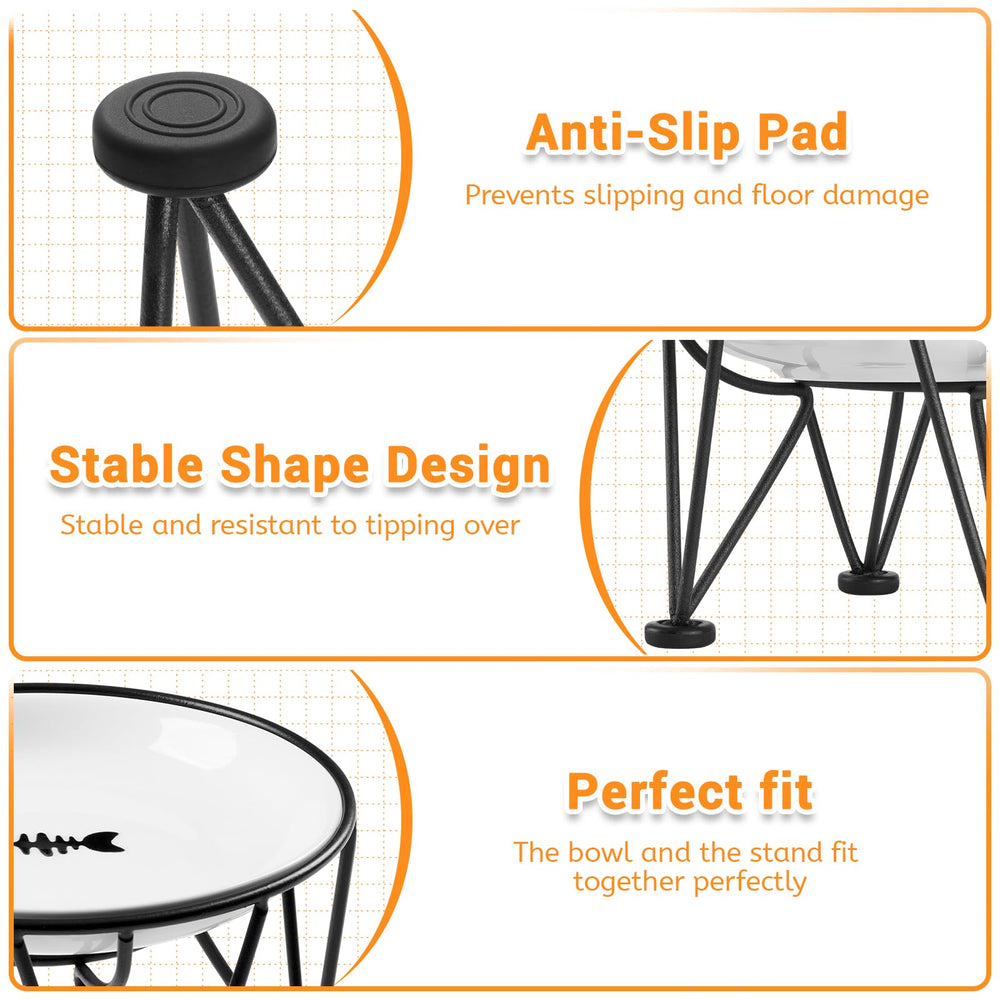 Kitwinney bowls on non-slip silicone base ensure steady meals and quiet dining.