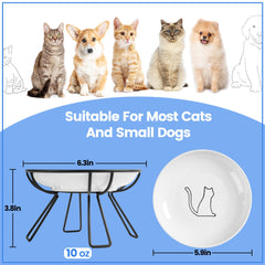 Kitwinney Whisker-Friendly Bowls reduce edge contact for comfortable dining.
