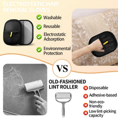 Kivori soft skin-friendly gloves provide gentle grooming sessions