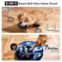KiwiLove 7-hole maze pouch stimulates hide-and-seek exploration for felines.