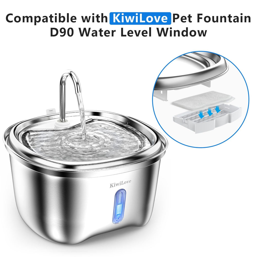 KiwiLove D90 activated carbon layer for odor and impurity reduction in water
