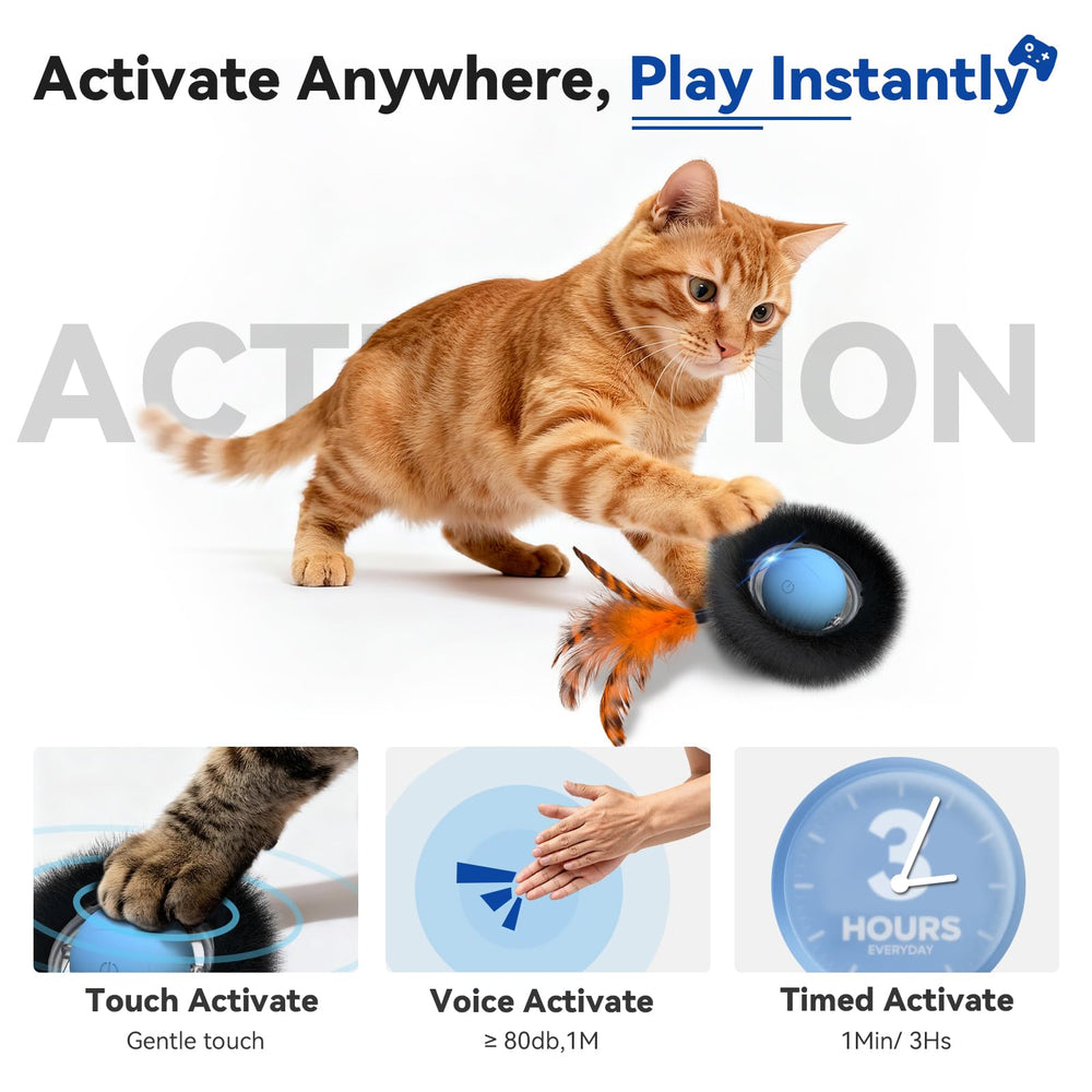 KiwiLove obstacle sensors prevent jams by steering the ball around furniture.