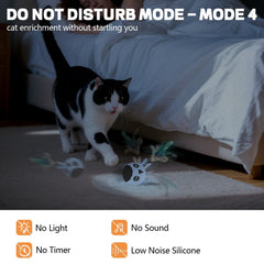 KiwiLove USB-C rechargeable cat toy blue enables cordless play for cats.