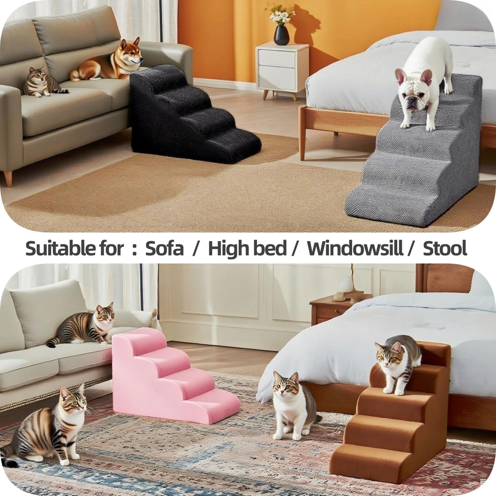 KIWIWOOF 6-step mode converts to bed-ladder for taller beds
