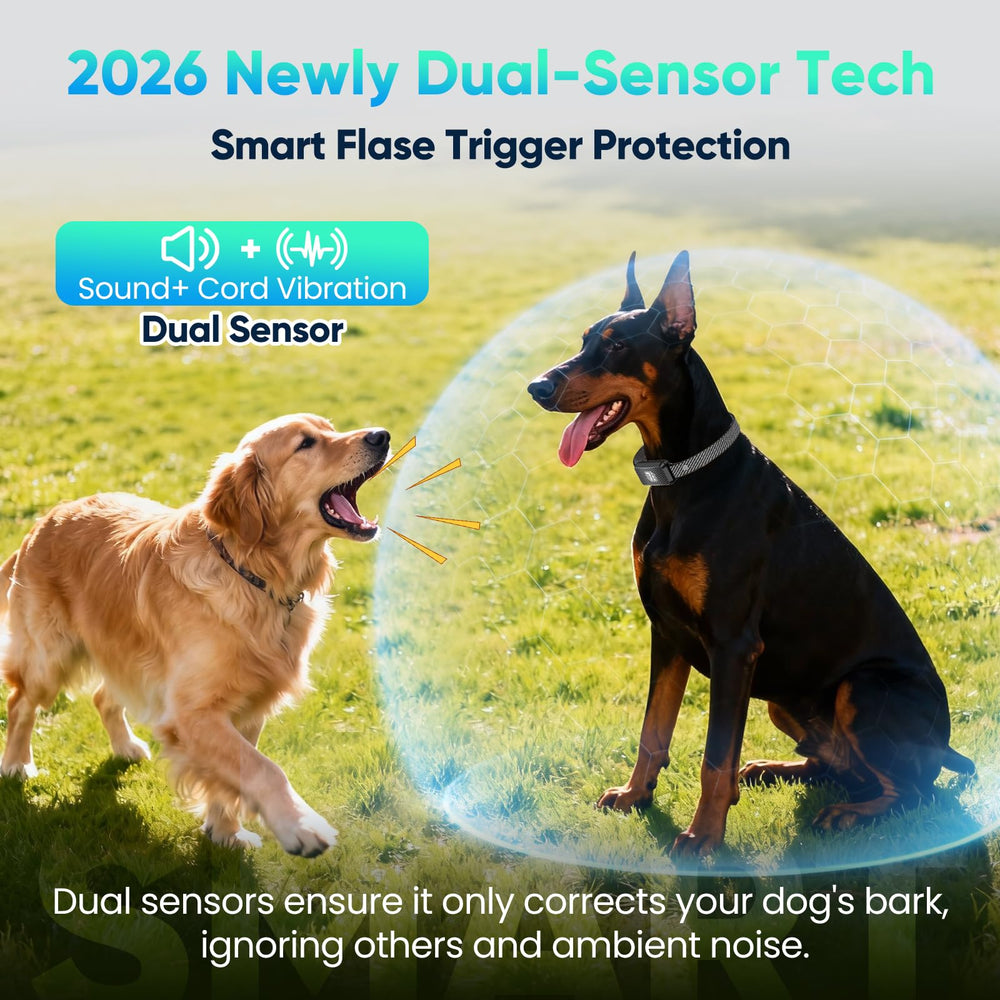 KJKZO bark collar offers 3 modes and 7 sensitivity levels for personalized training.