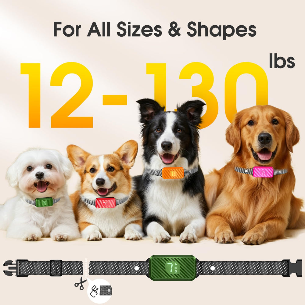 KJKZO bark collar Type-C fast charging for long use